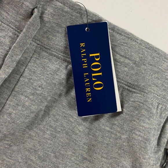 Polo Ralph Lauren Shorts Mens XXL Gray Sweat Athletic Zip Pocket Terry Drawsting - Picture 4 of 14